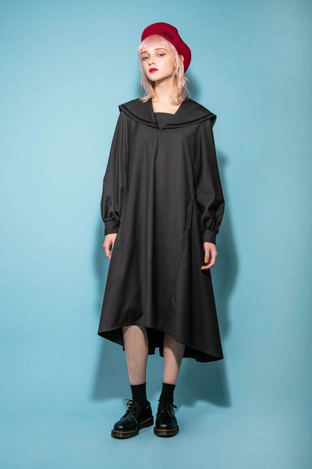 キャンディ ストリッパー新作“セーラーカラー”ドレス、“チェック柄