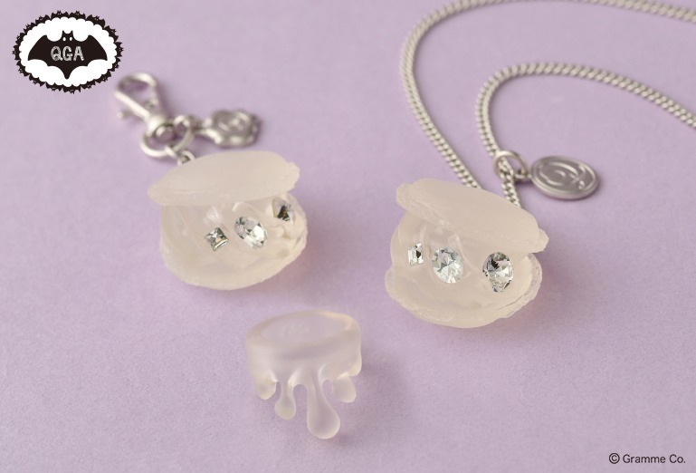 Q-pot.マカロンネックレス＆メルトリングが“透明ゴースト仕様”に、板