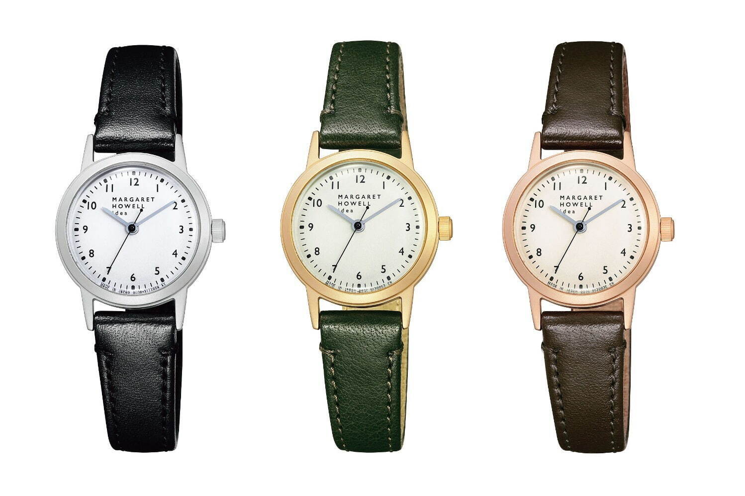 マーガレット・ハウエル アイデア新作ウォッチ、くすみ“ストーンカラー