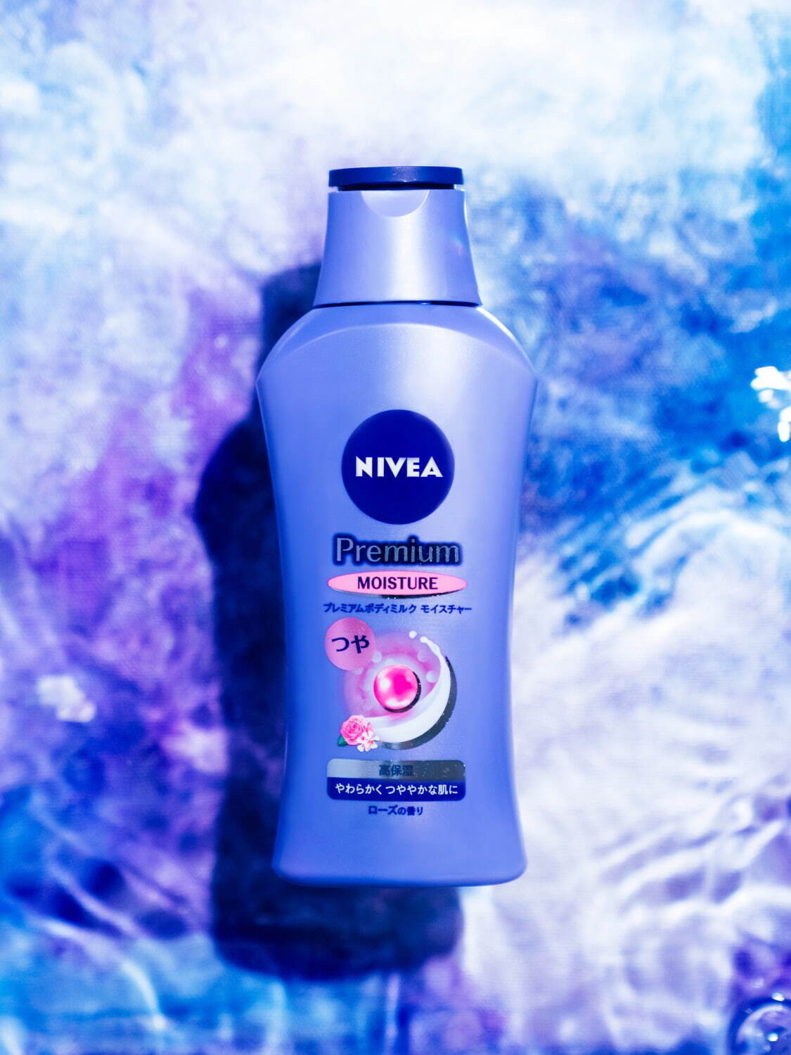 ニベア プレミアムボディミルク モイスチャー、ローズ香るボディミルク