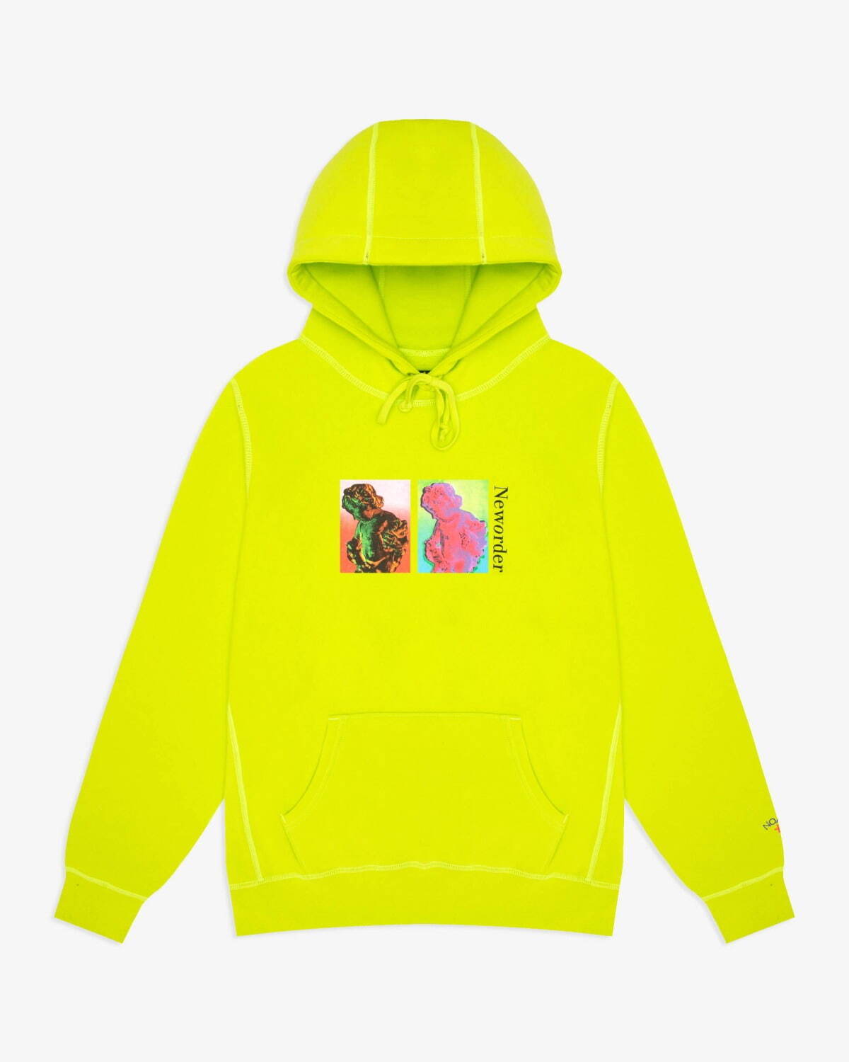 ノア × ニュー・オーダー、ロゴ＆アルバムのグラフィック入りパーカー