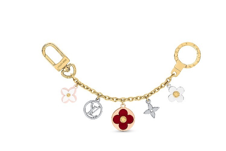 ルイ・ヴィトン“春色”バッグ、「モノグラム・フラワー」ストラップ付き