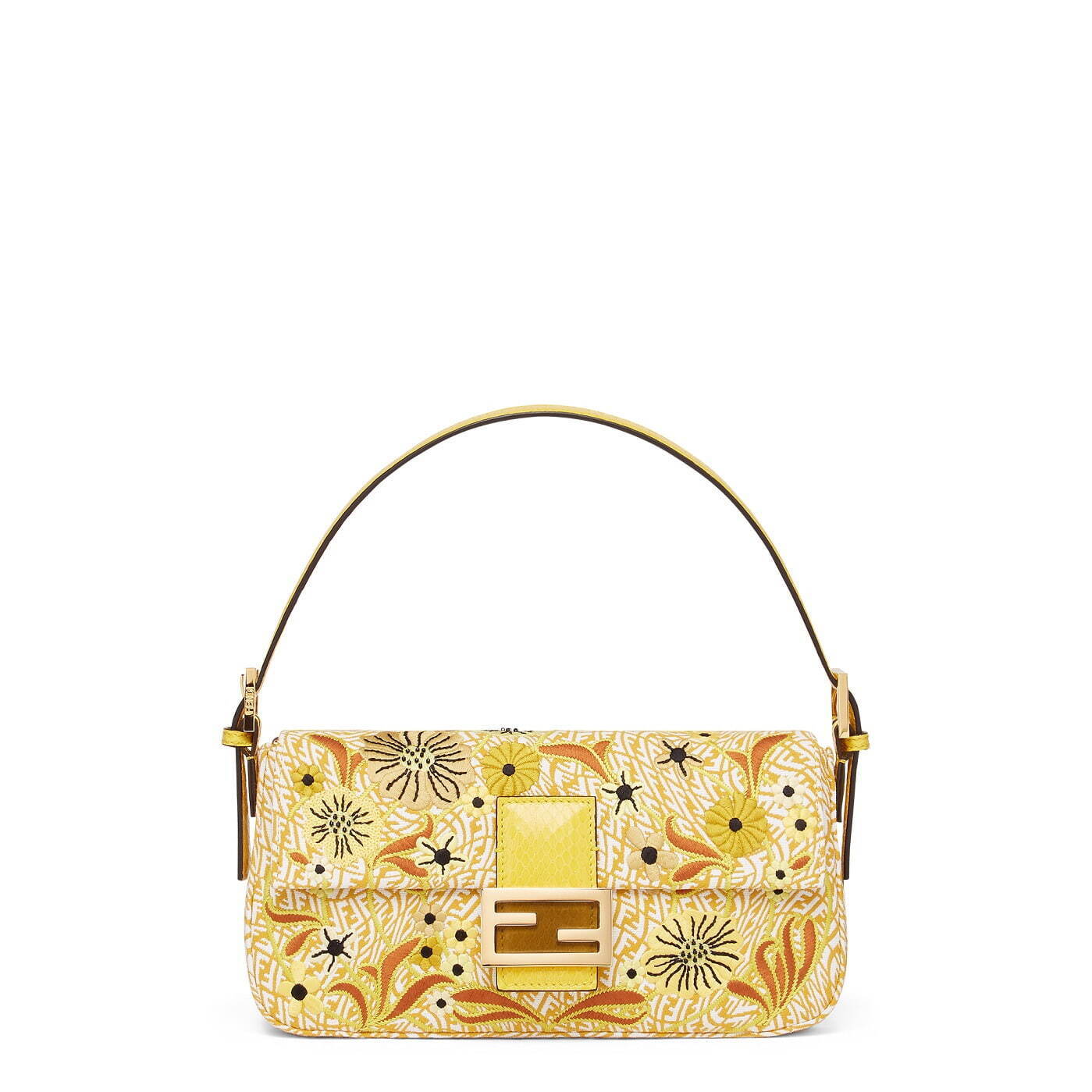 フェンディの新作バッグ「バゲット 1997」“ゆがんだ”FFロゴ×フラワー