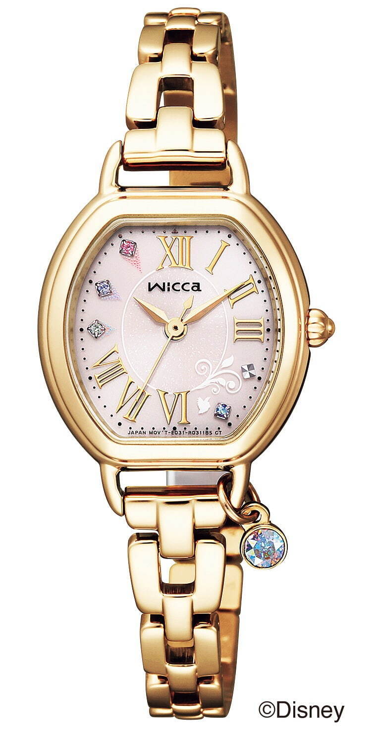 ディズニー『眠れる森の美女』限定腕時計がウィッカから、“オーロラ姫