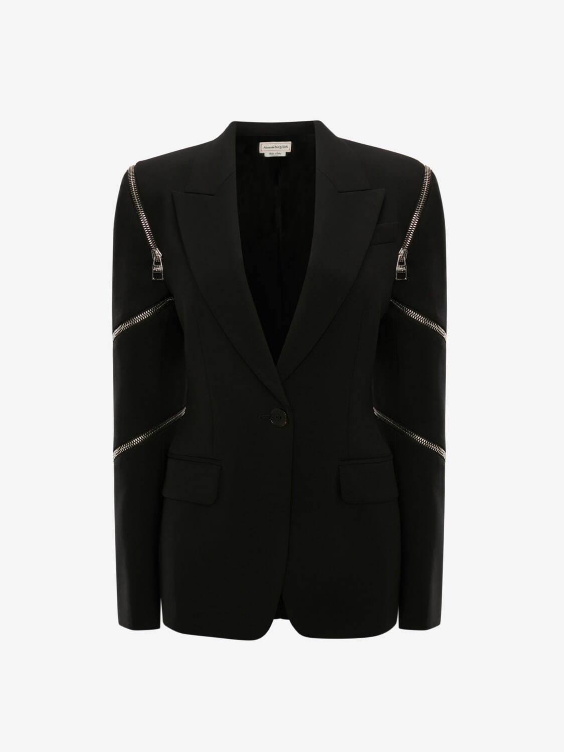 6773✾アレキサンダーマックイーン✾ロングテーラージャケット【44】黒