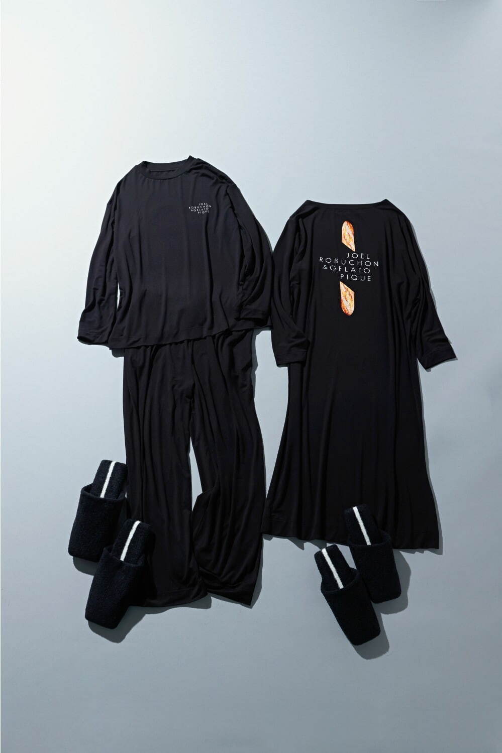 ジェラート ピケ×ジョエル・ロブションの新作ルームウェア“上質な黒”の