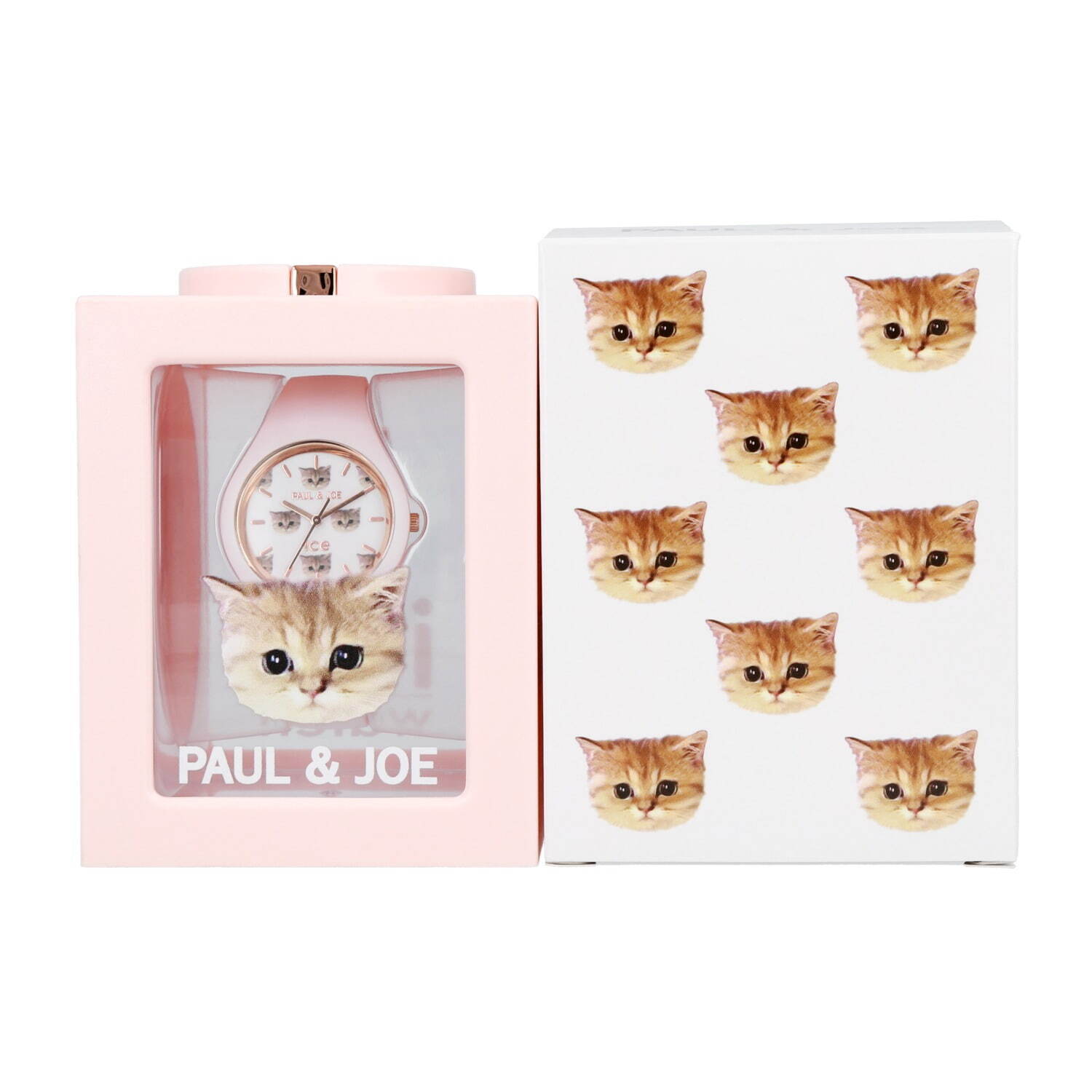 ポール & ジョー「猫のヌネット＆フラワー」ウォッチ、アイスウォッチ