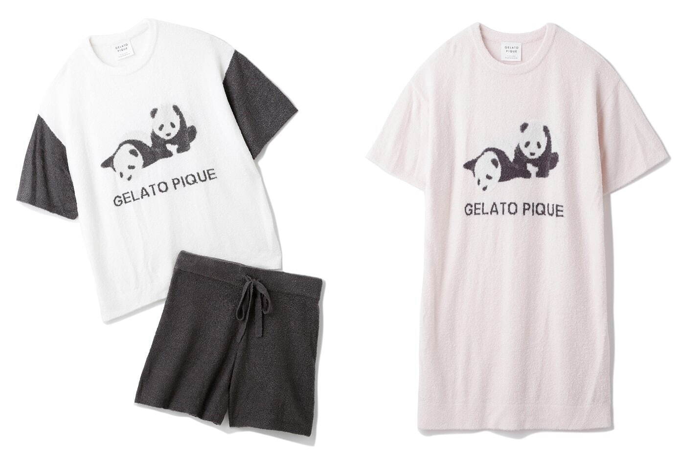 ジェラート ピケ「パンダ」になれるルームウェア復刻、上野動物園の