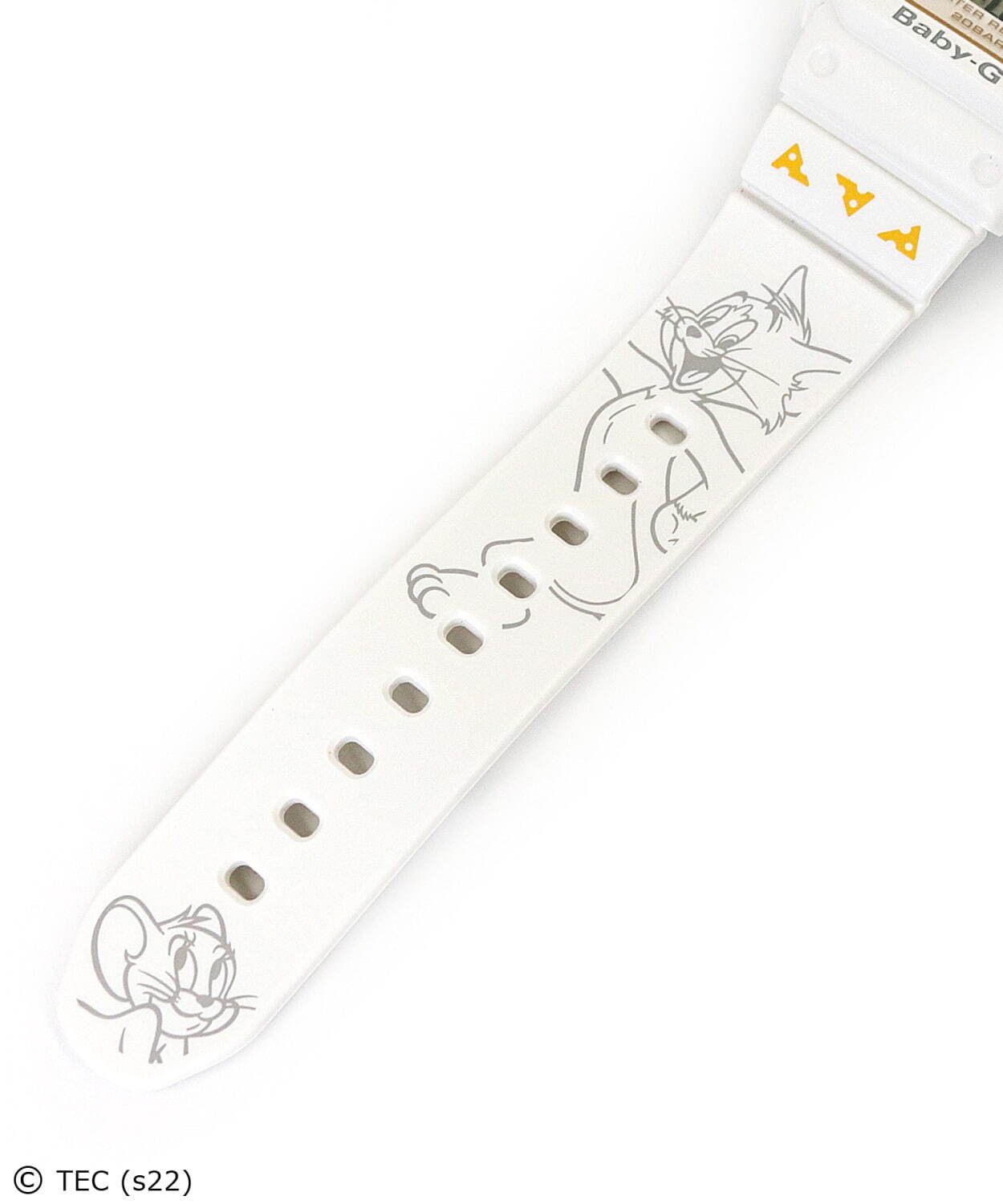 BABY-G「トムとジェリー」初コラボ腕時計、“チーズカラー”がアクセント