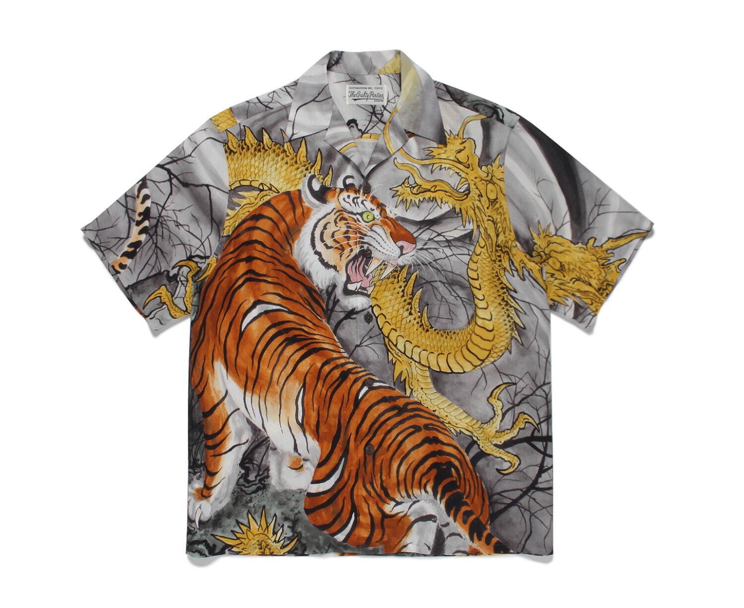 ワコマリア「虎と龍」を描いたハワイアンシャツ、タトゥーアーティスト