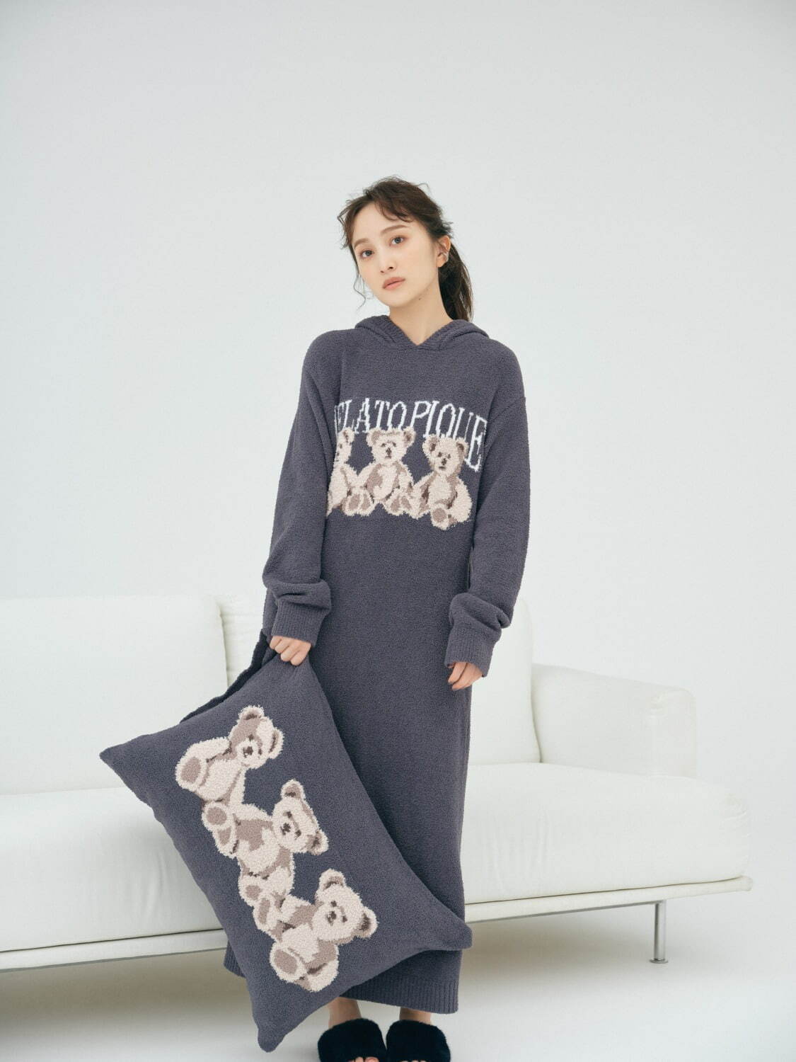 ジェラート ピケ“ふわふわ”犬モチーフの新作ルームウェア、“うさぎ”に