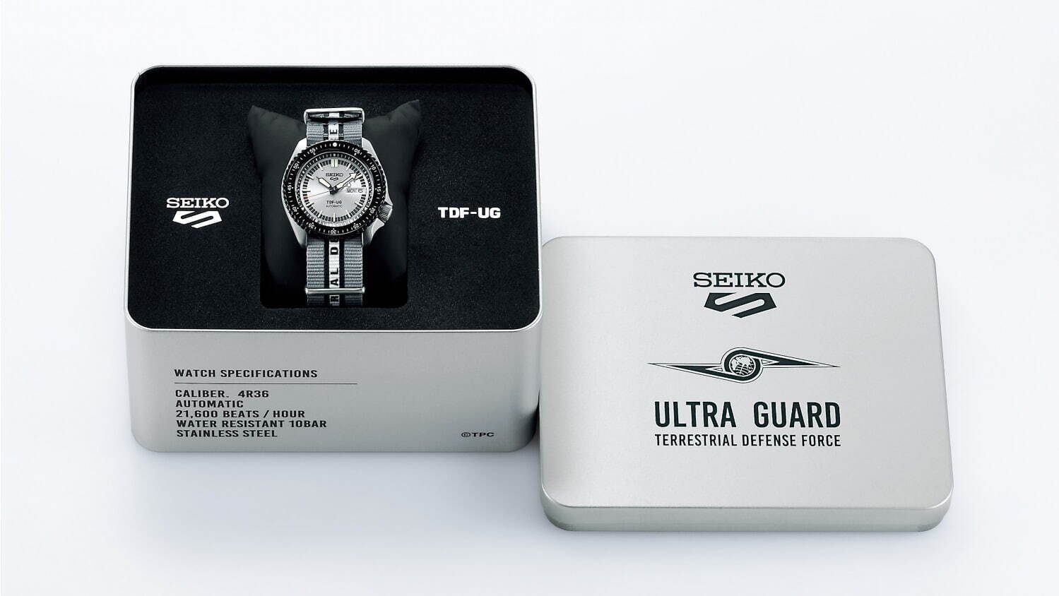 セイコー 5スポーツ×ウルトラセブンの腕時計、“ウルトラ警備隊のメカ