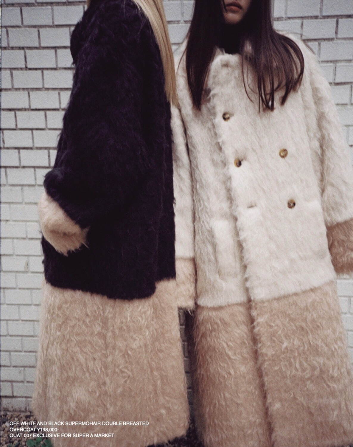 オーユーエーティ“ふんわり”モヘアのジャケット＆コート、スーパー