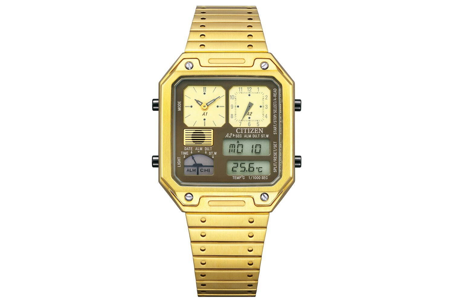 シチズンコレクションの腕時計「サーモセンサー」限定ゴールドカラー