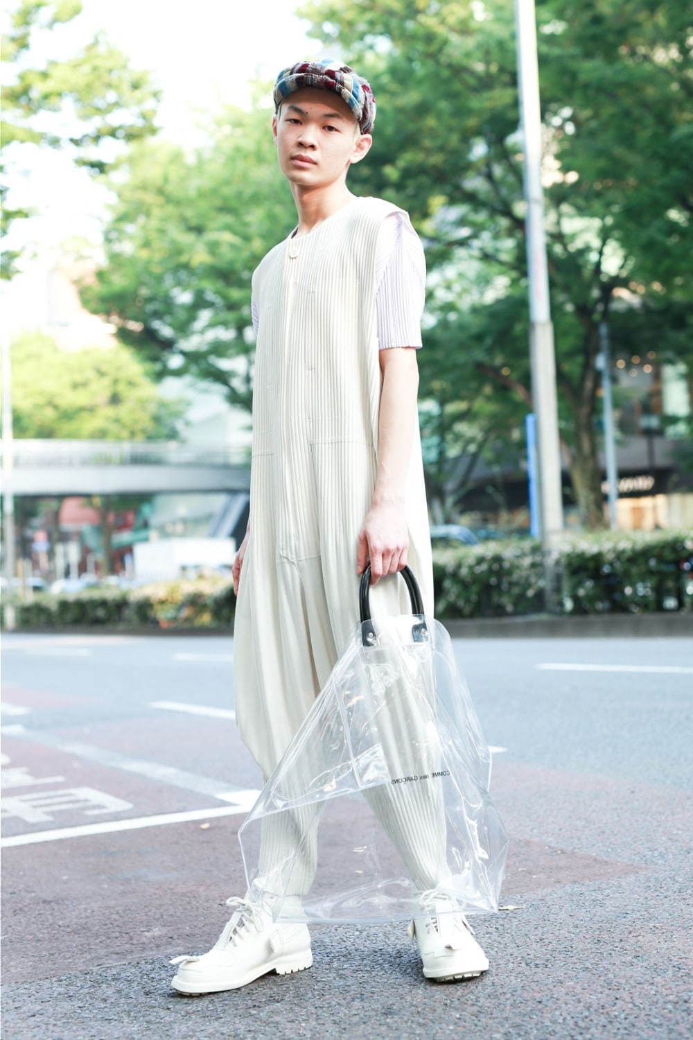 プリーツ プリーズ イッセイ ミヤケ(PLEATS PLEASE ISSEY MIYAKE)着用