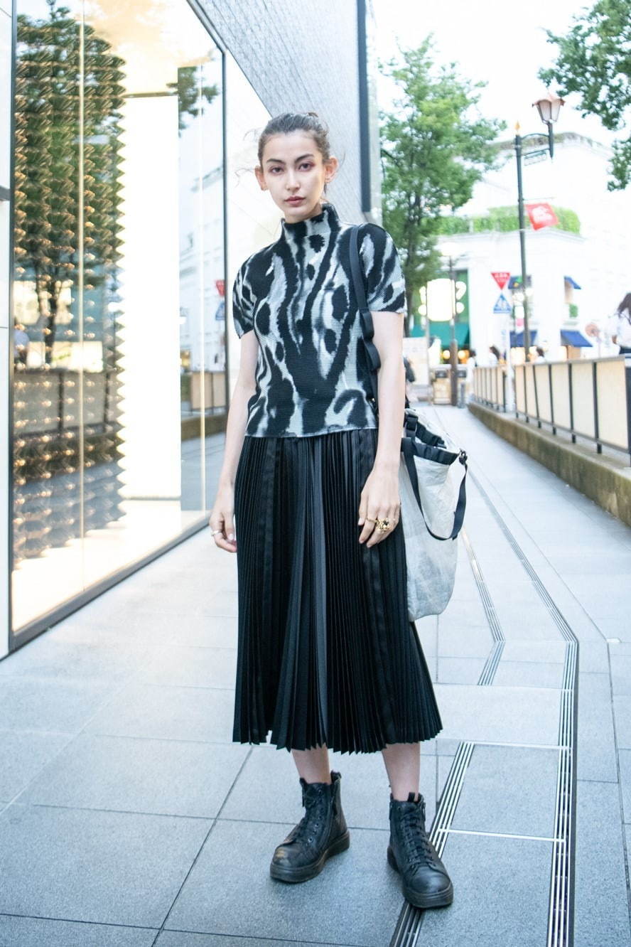 菅原 ありあさん - ミー イッセイ ミヤケ(me ISSEY MIYAKE)、コム デ