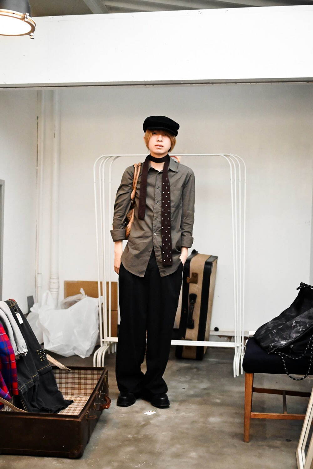 ダーク ビッケンバーグ(DIRK BIKKEMBERGS)着用 スナップ