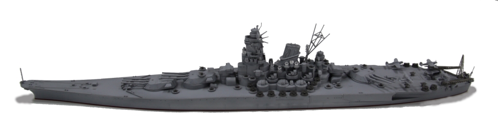 1/700 戦艦大和用ディテールアップパーツ使用例