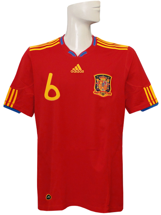 アディダス) adidas/10/11スペイン代表/ホーム/半袖/イニエスタ/JJ786