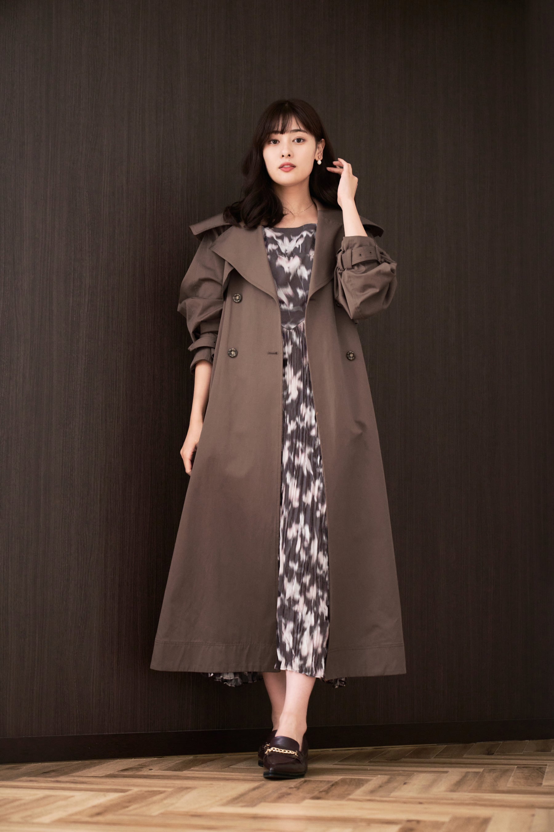 Fubail / Grace Long Trench Coat