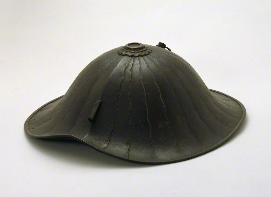 鉄錆地二十四枚張陣笠 | 銘 明珍宗紀 | 収蔵品詳細 | 作品を知る