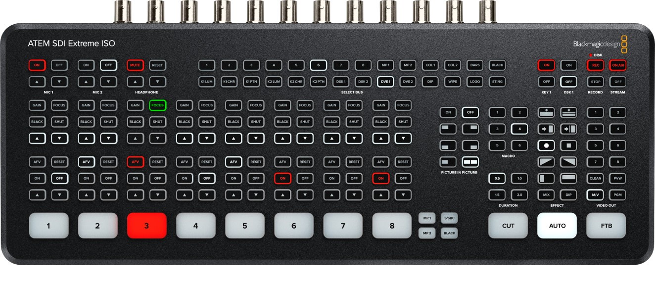 Blackmagic Design ATEM SDI Extreme ISO Eight Input SDI Switcher