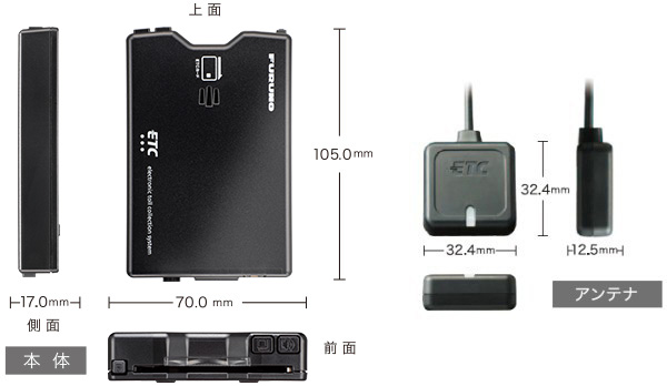 ETC車載器 アンテナ分離型 FNK-M17 | ETC2.0/ETC車載器 | 製品情報