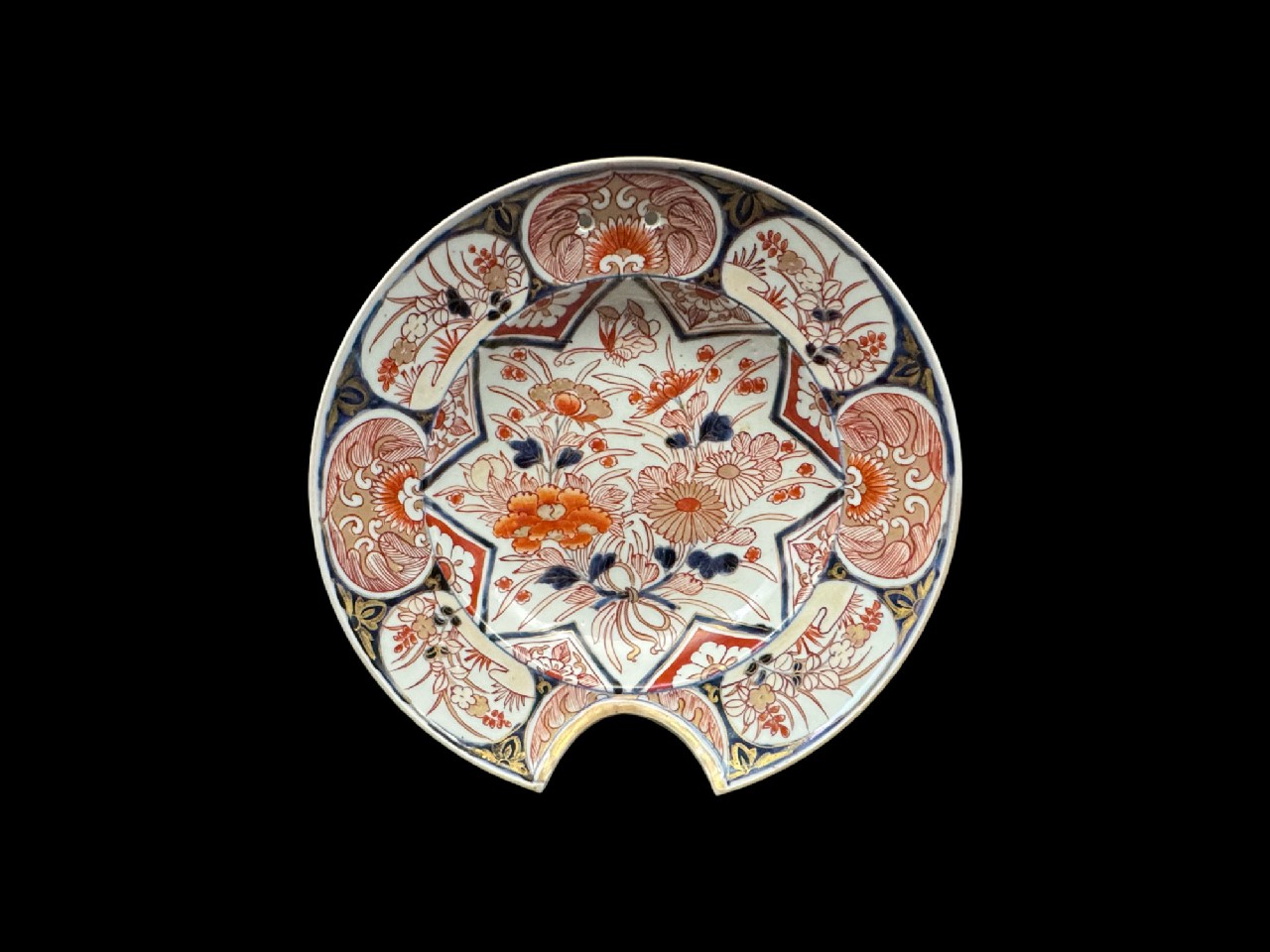 ギャラリー安原 / 「M夫妻のコレクション」 古伊万里色絵 花束文髭皿