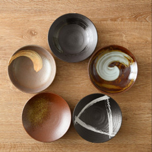 越前焼】窯元めぐりそば鉢編 5枚組 ｜ G-Call ふるさと納税