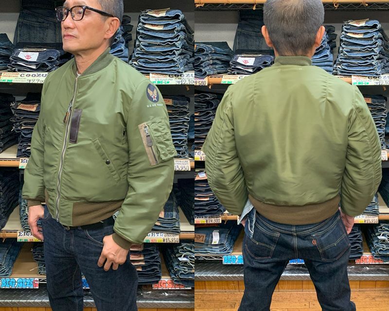 BUZZ RICKSON'S Type B-15C OLIVE (MOD.) “B.RICKSON MFG.CO.” BR15323