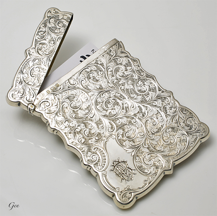 シルバー カードケース アンティーク