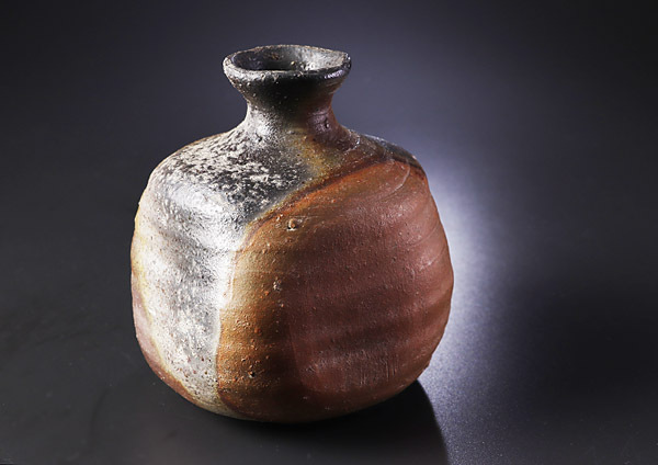 全ての商品 :: 酒器 :: 中村六郎作 備前 窯変徳利