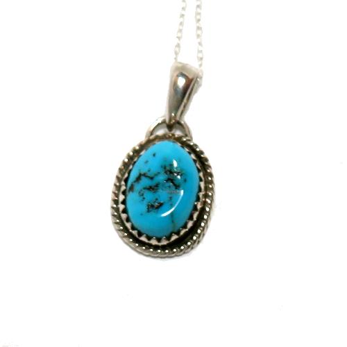 ra-1074)ナバホ族 ターコイズペンダントトップ ターコイズペンダント