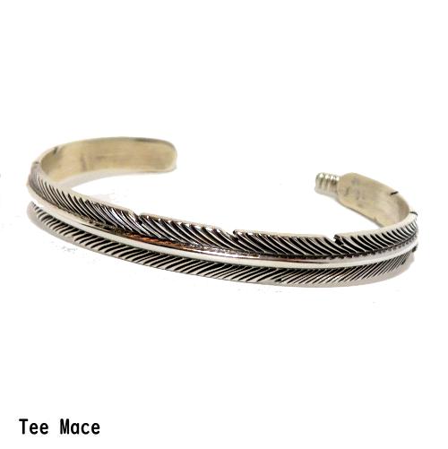 インディアンジュエリー、ファザーブレスレット、フェザー型