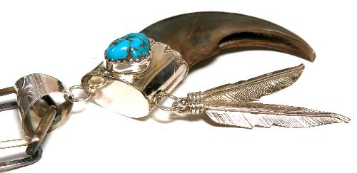 インディアンジュエリー ベアクローペンダント