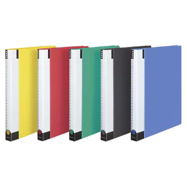 クリヤーブック替紙式A4縦30穴12枚ポケット 赤 | コクヨ公式