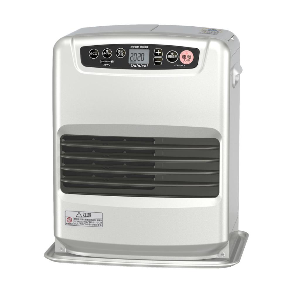 ダイニチ 石油ファンヒーター 木造9畳 ライトシルバー 専用収納カバー