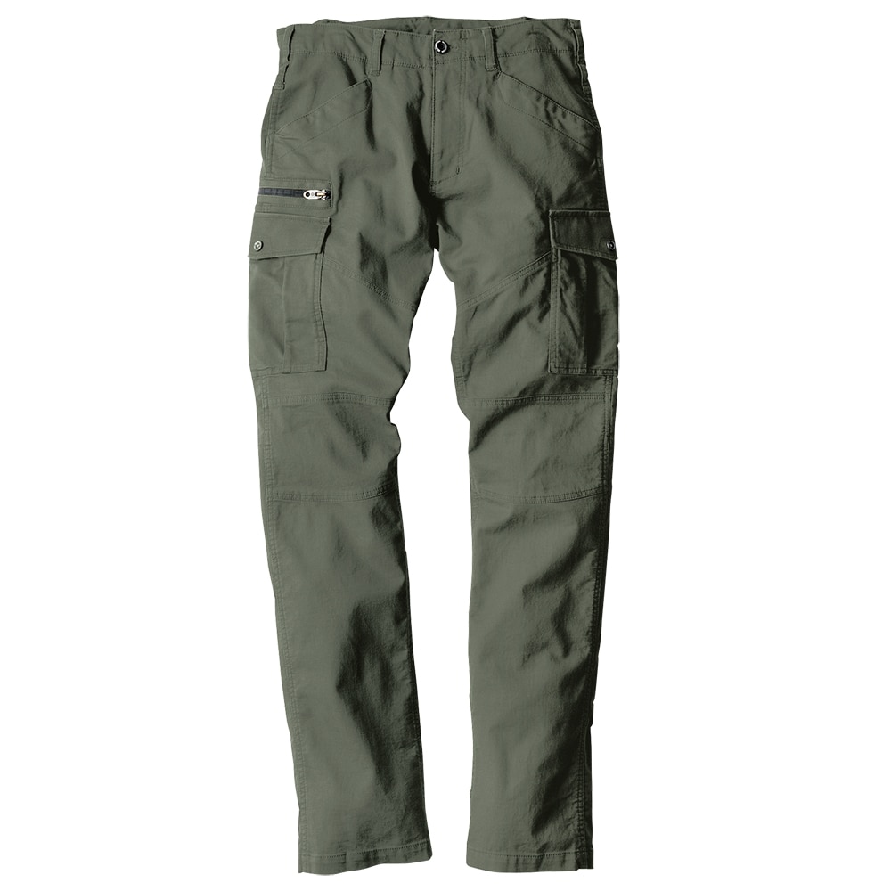 コーコス信岡 クロスオーバーカーゴパンツ オリーブ M G7025 の