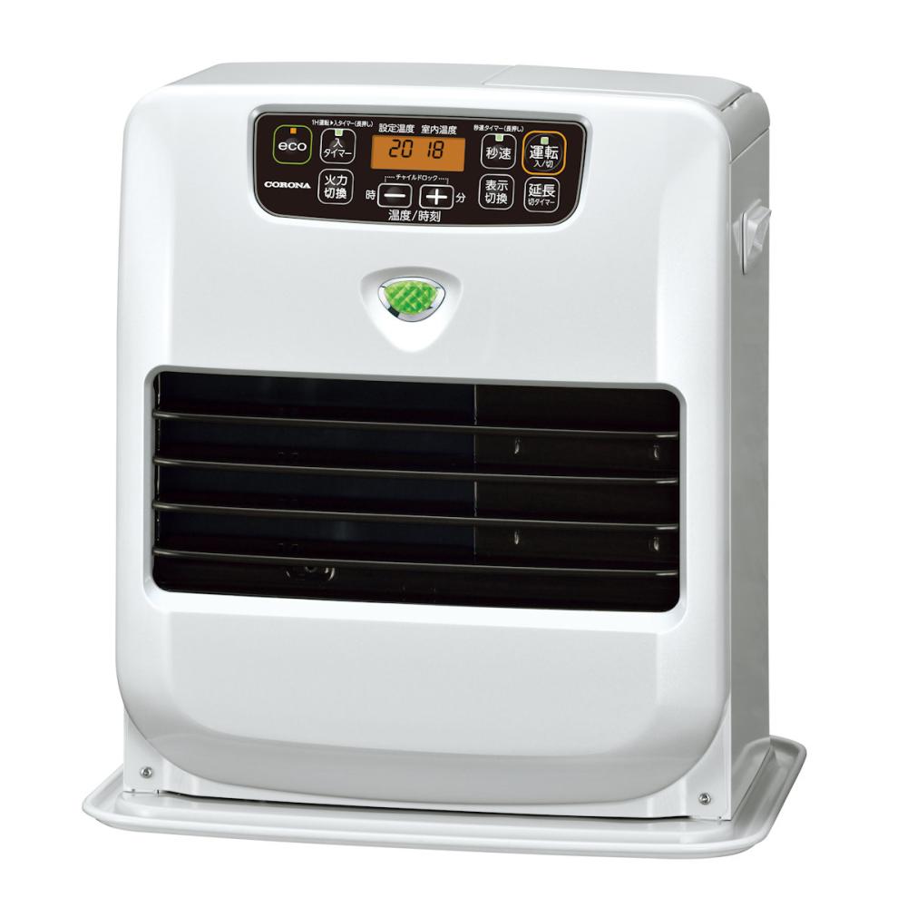 コロナ 石油ファンヒーター 木造10畳 ホワイト FH