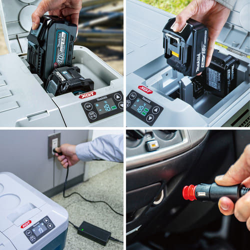 マキタ 40Vmax・18V対応 充電式保冷温庫（本体のみ）オリーブ