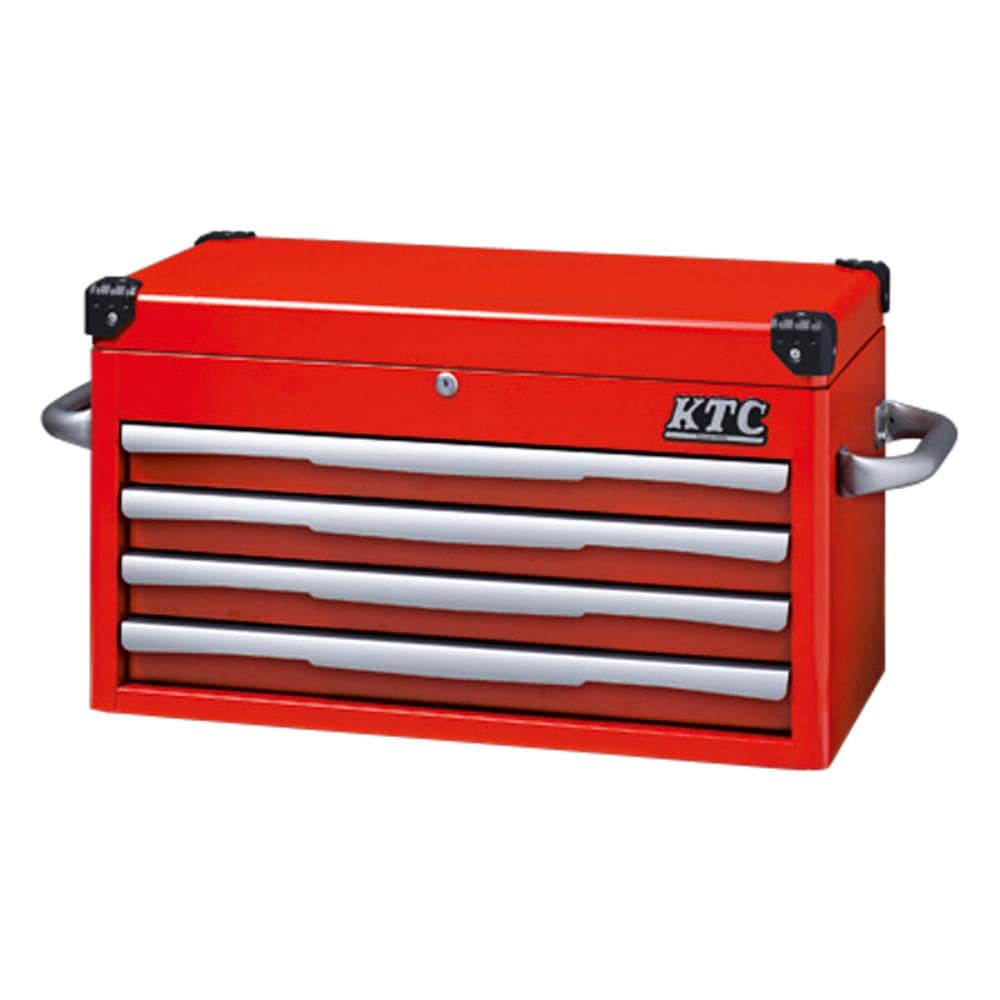 京都機械工具 KTC トップチェスト（4段4引出し） レッド EKR