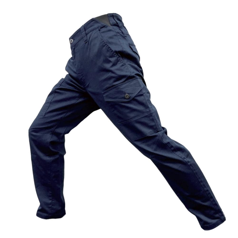 K＋WORKS ストレッチTCカーゴ 股下78cm ネイビー LL の