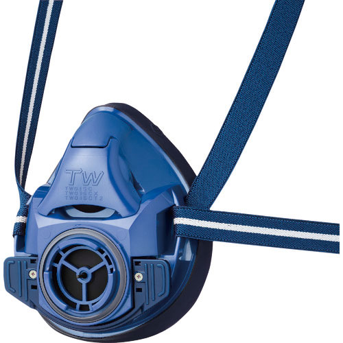 シゲマツ 防じん・防毒マスク TW01SC ブルー L＿ の通販