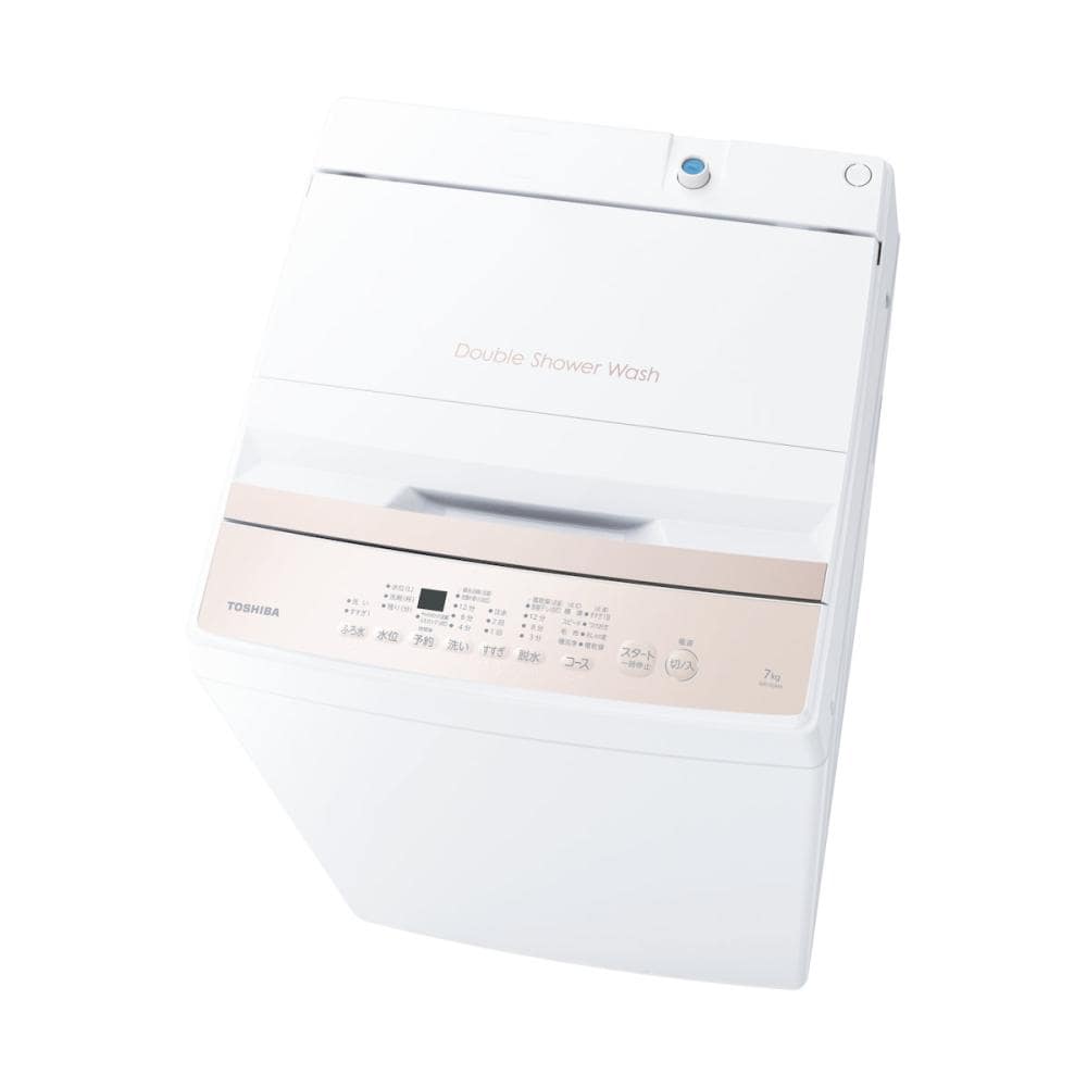 東芝 全自動洗濯機 7kg ピュアホワイト AWー7GM4（W） の