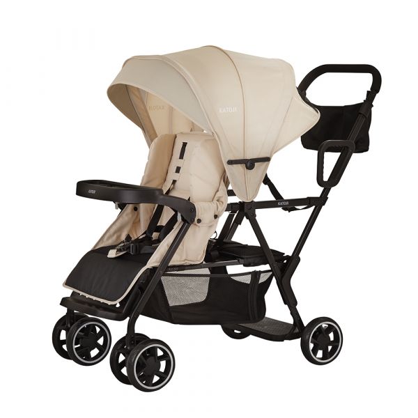 ベビーカー 二人でゴーDX（ブラック）レインカバー付」について