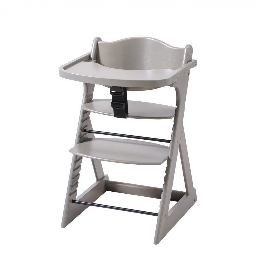 電動調整機能付きベビーチェア グレー プレミアムベビーチェア S