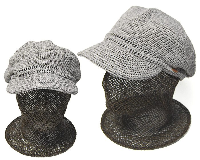 Nol(ノル) 細編みコットンキャスケット ギマキャス メンズ ユニ