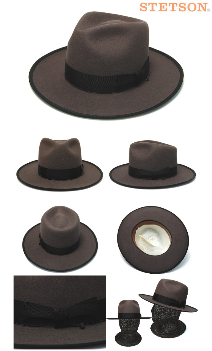 STETSON(ステットソン) ファーフエルト中折れ帽 Honey Dripper ハット