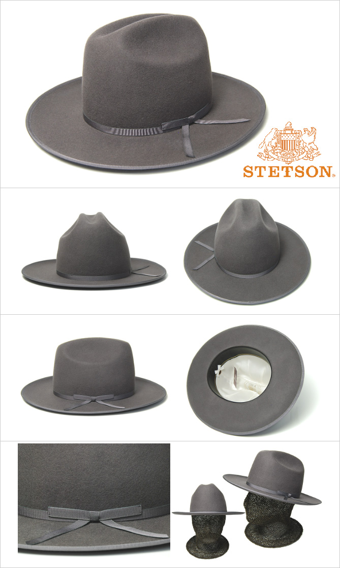 アメリカ STETSON(ステットソン) ウールフエルト中折れ帽 OPEN ROAD