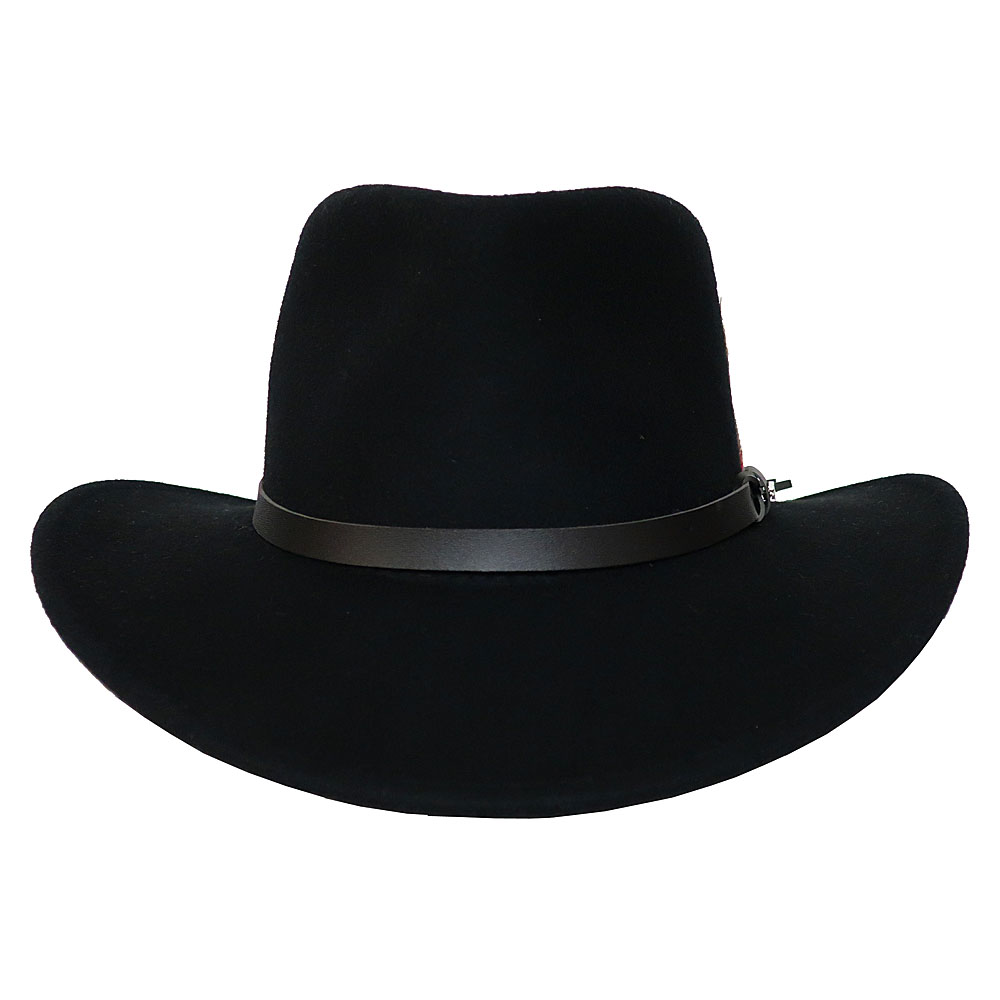 カウボーイハット ウエスタンハット 黒 ブラック アウトドア 帽子